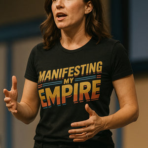 "Manifesting My Empire" black entrepreneurs shirts - a birthday gift for entrepreneurs lover