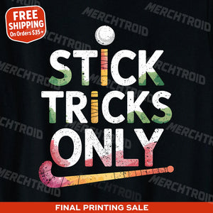 "Stick Tricks Only" field hockey sweatshirt - product photo 9