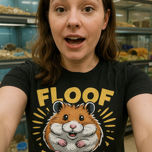 "Floof Mom" hamster t shirt - product photo 7