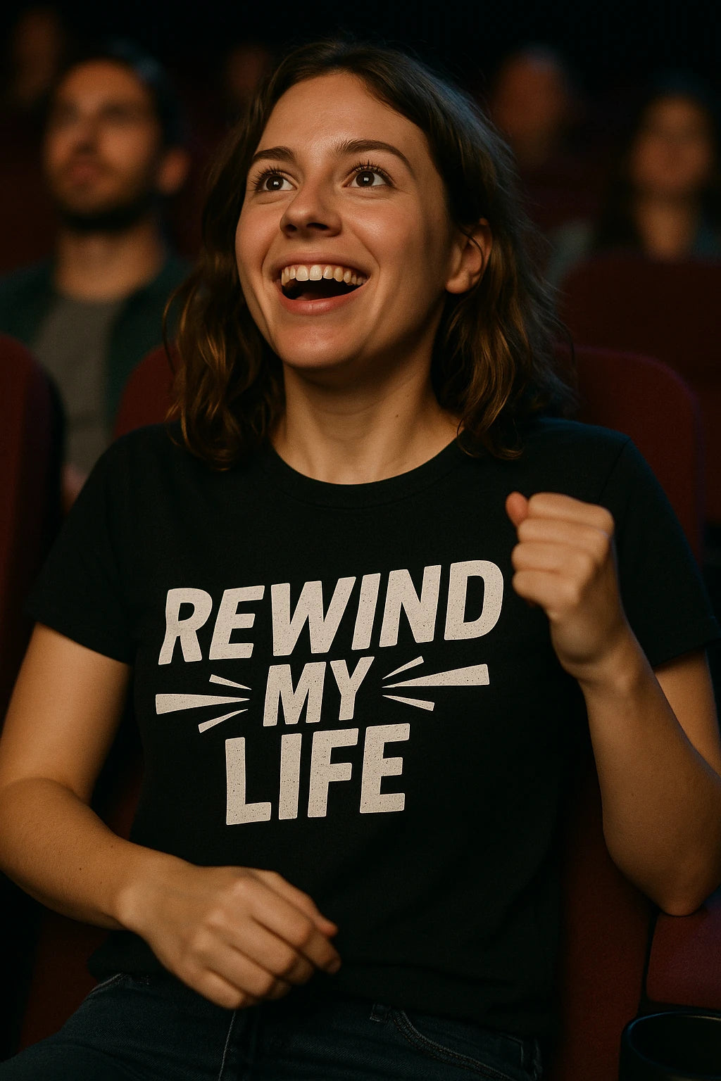 "Rewind My Life" graphic tee - product photo 6