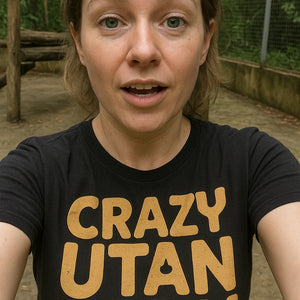 "Crazy Utan Lady" orangutan shirts - product photo 7