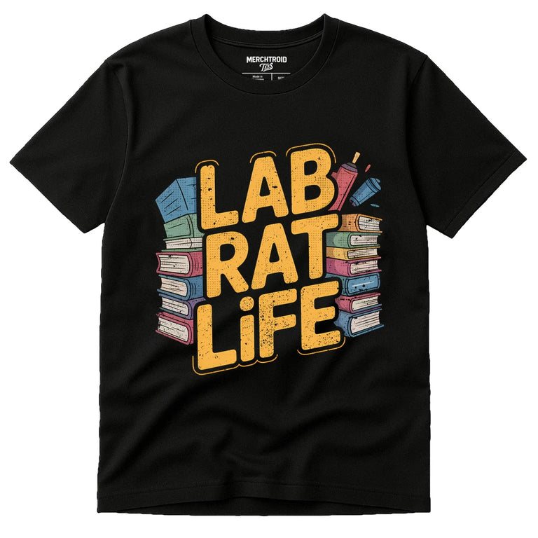 Black Studying T Shirt - 