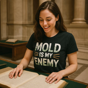 "Mold Is My Enemy" archivist t shirt - product photo 9