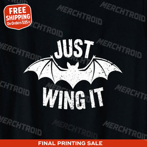 "Just Wing It" bat t shirt - product photo 10