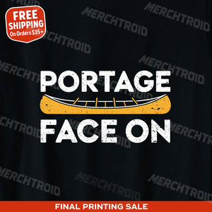 "Portage Face On" canoeing shirts - product photo 10