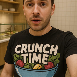 "Crunch Time" salad t shirt - product photo 7
