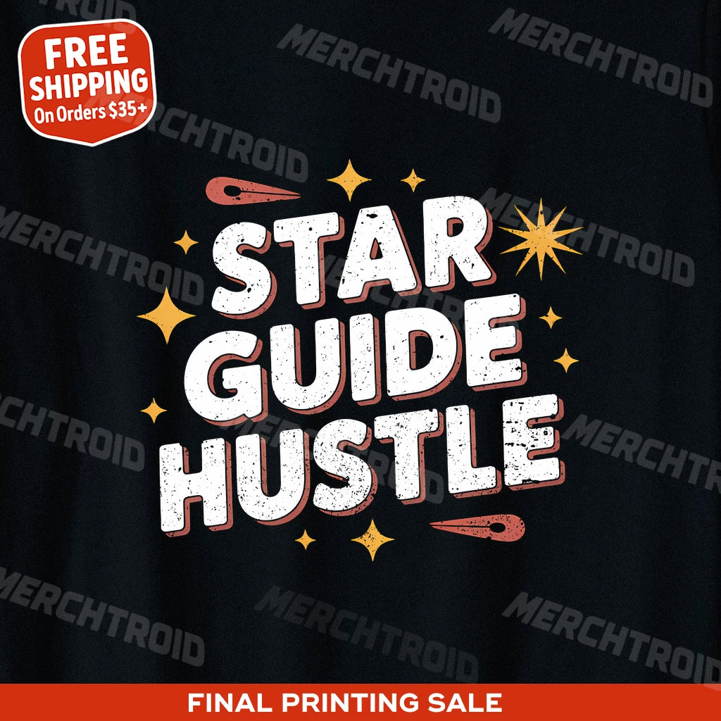 "Star Guide Hustle" astrology tee - product photo 9