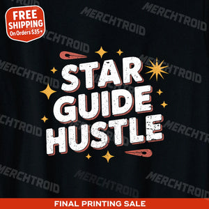 "Star Guide Hustle" astrology tee - product photo 9