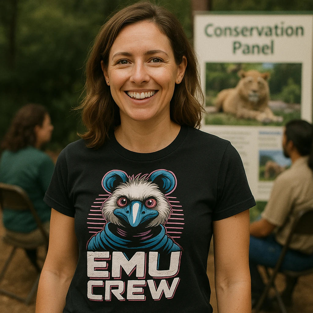 "Emu Crew" zookeeper neon t shirt - product photo 9