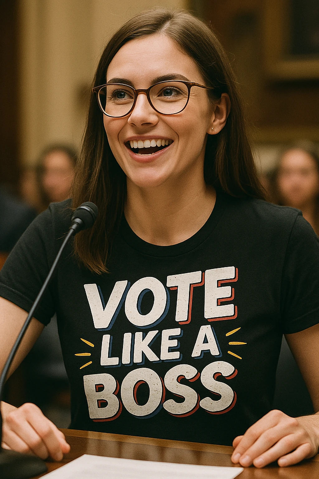 "Vote Like a Boss" politics t shirt - product photo 7