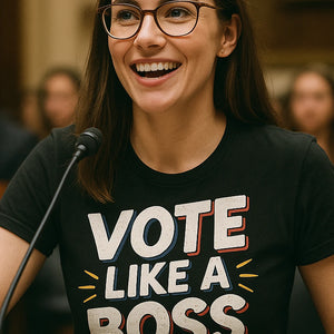 "Vote Like a Boss" politics t shirt - product photo 7