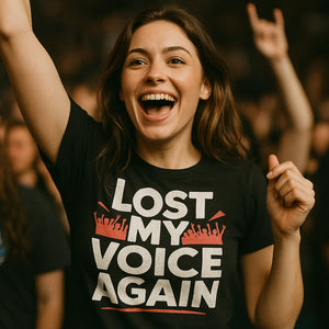 "Lost My Voice Again" concert shirts - product photo 9
