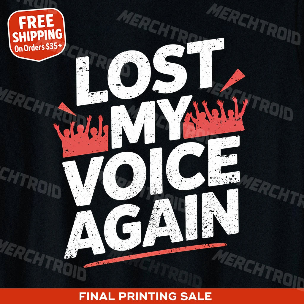 "Lost My Voice Again" concert shirts - product photo 10