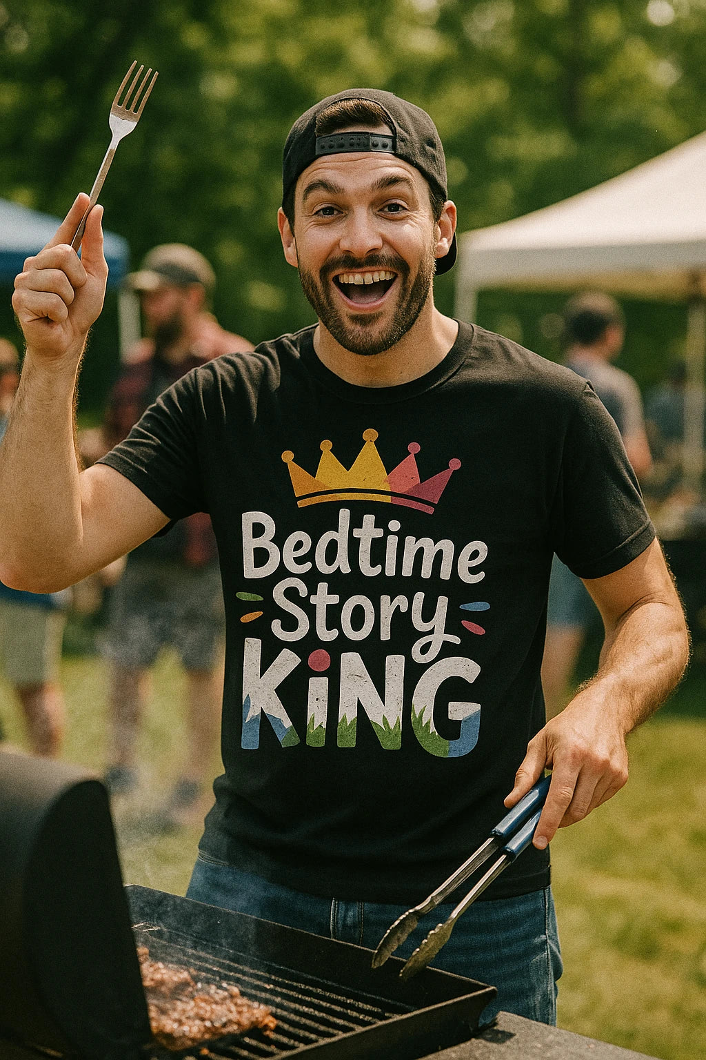 "Bedtime Story King" dad shirts fathers day - product photo 6