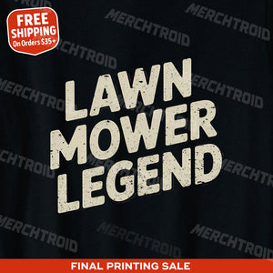 "Lawn Mower Legend" dad tee - product photo 9