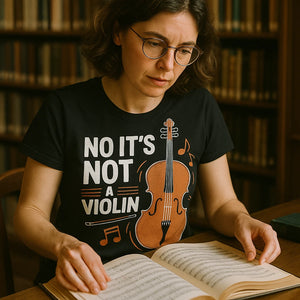 "No It'S Not a Violin" orchestra t shirt ideas - product photo 8