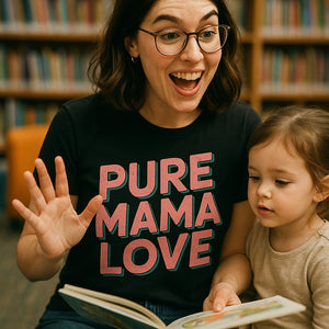 "Pure Mama Love" mom life tee shirt - product photo 8