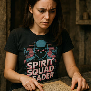 "Spirit Squad Leader" paranormal t shirt - product photo 8