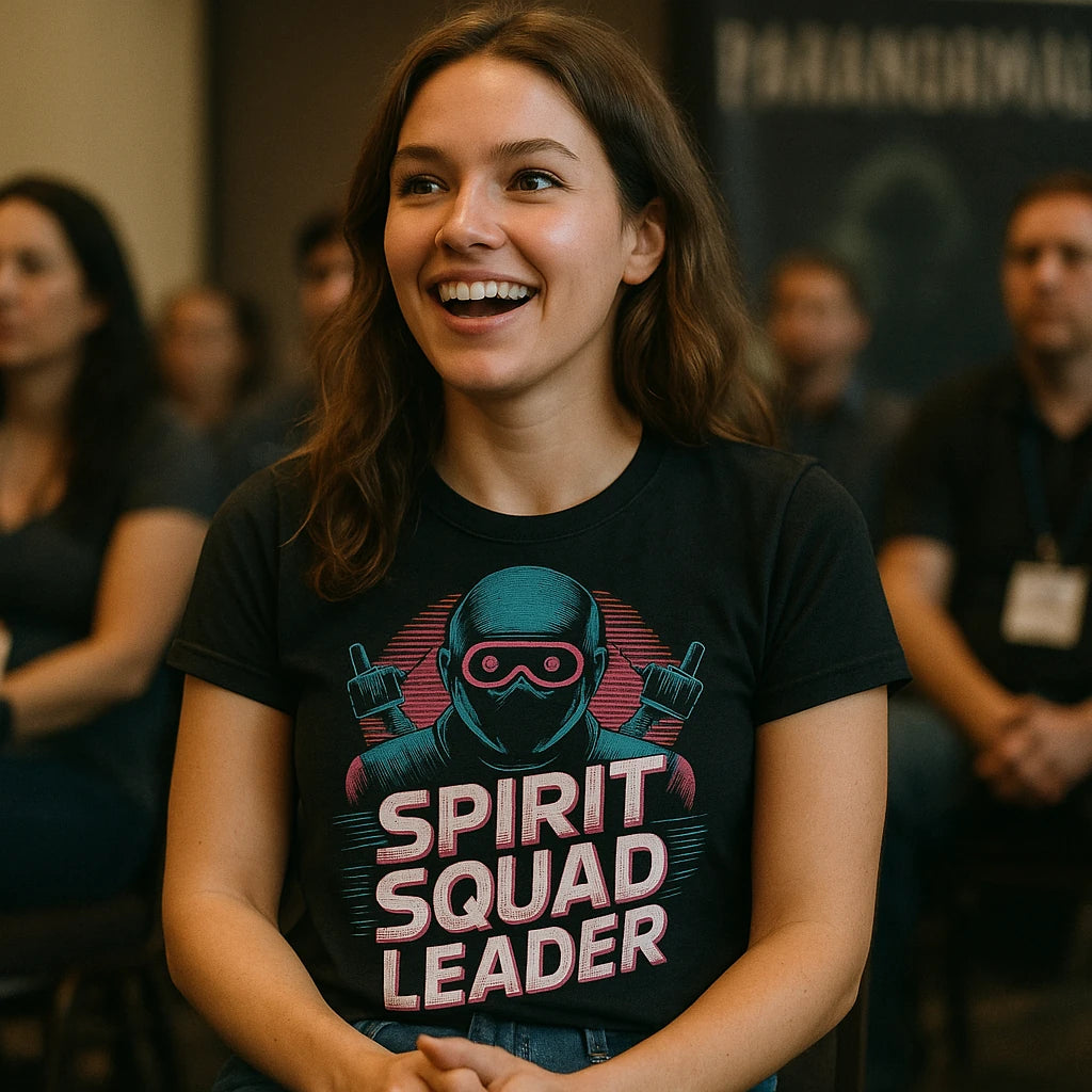 "Spirit Squad Leader" paranormal t shirt - product photo 9