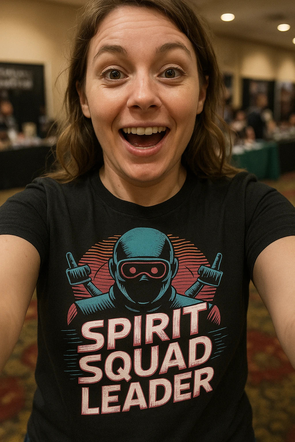 "Spirit Squad Leader" paranormal t shirt - product photo 7