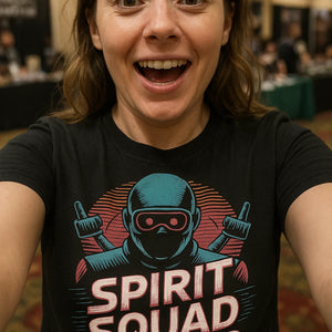 "Spirit Squad Leader" paranormal t shirt - product photo 7