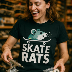 "Skate Rats" skateboarding t shirt - product photo 6