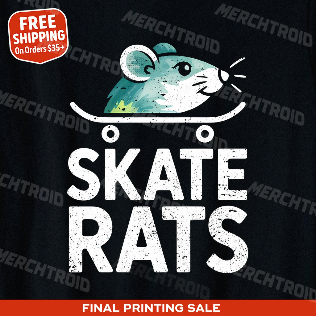 "Skate Rats" skateboarding t shirt - product photo 9