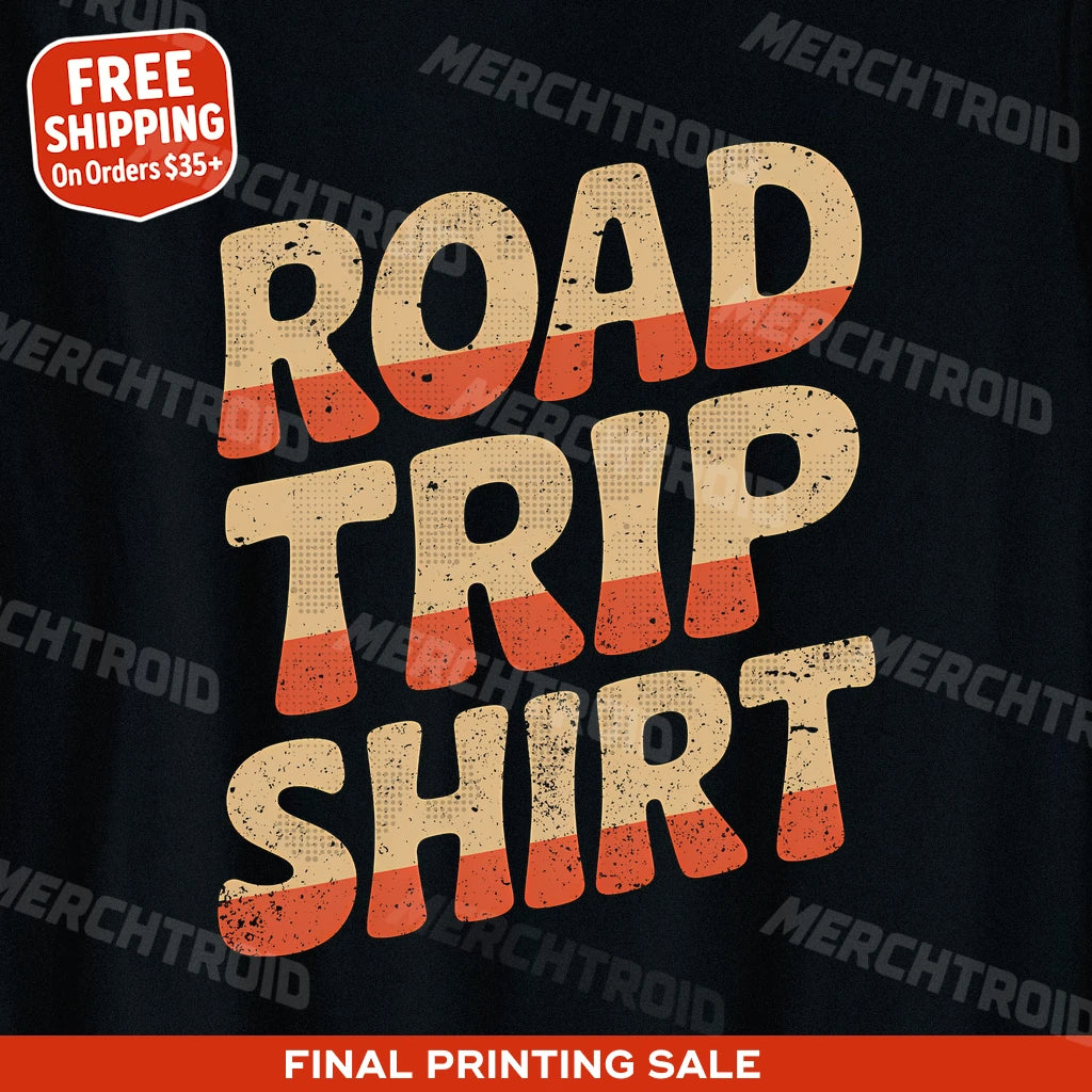 "Road Trip Shirt" adventure travel t shirt - product photo 9