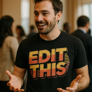 "Edit This" journalist t shirt - product photo 8