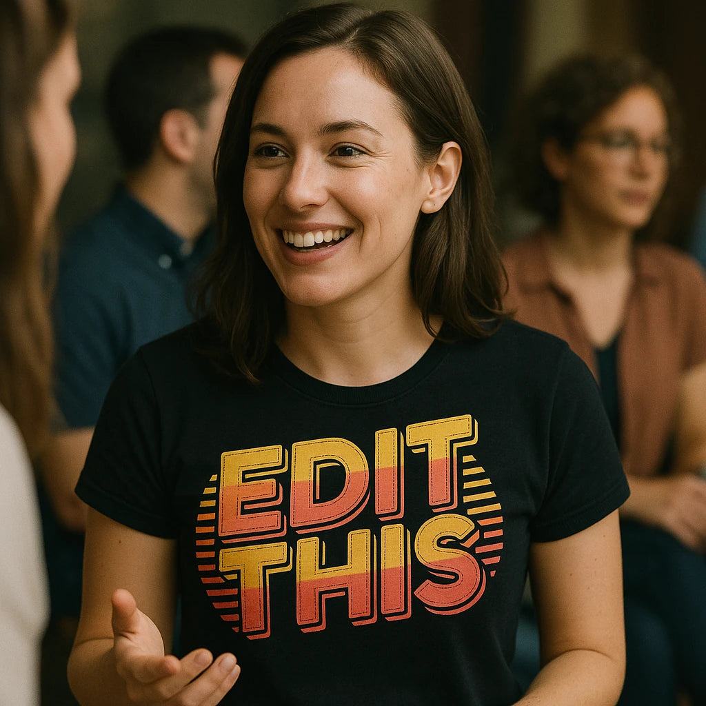 "Edit This" journalist t shirt - product photo 9