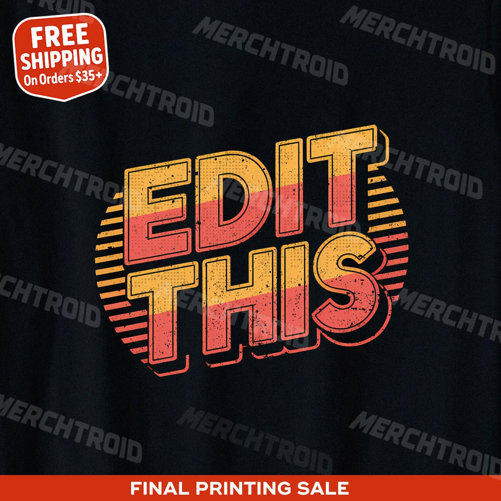 "Edit This" journalist t shirt - product photo 10