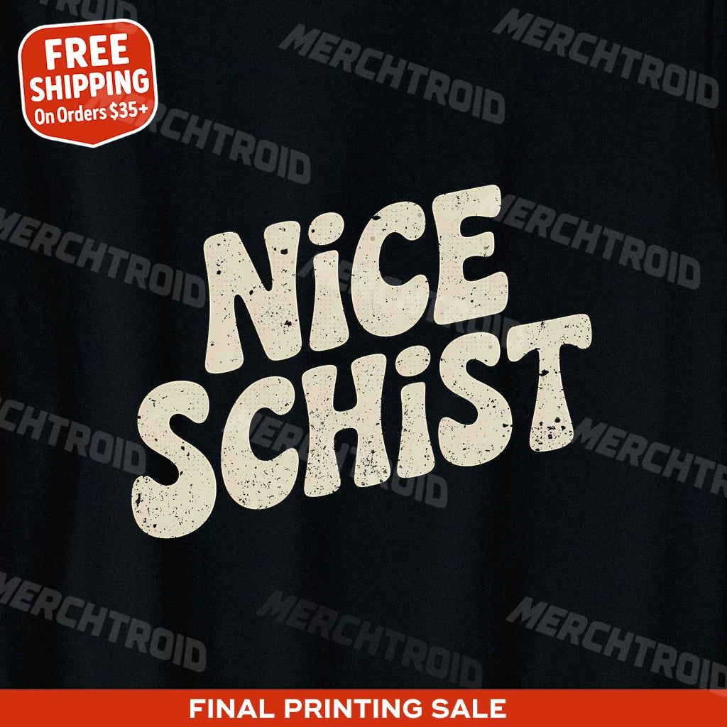 "Nice Schist" geology rocks t shirt - product photo 9