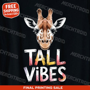 "Tall Vibes" giraffe shirts - product photo 10
