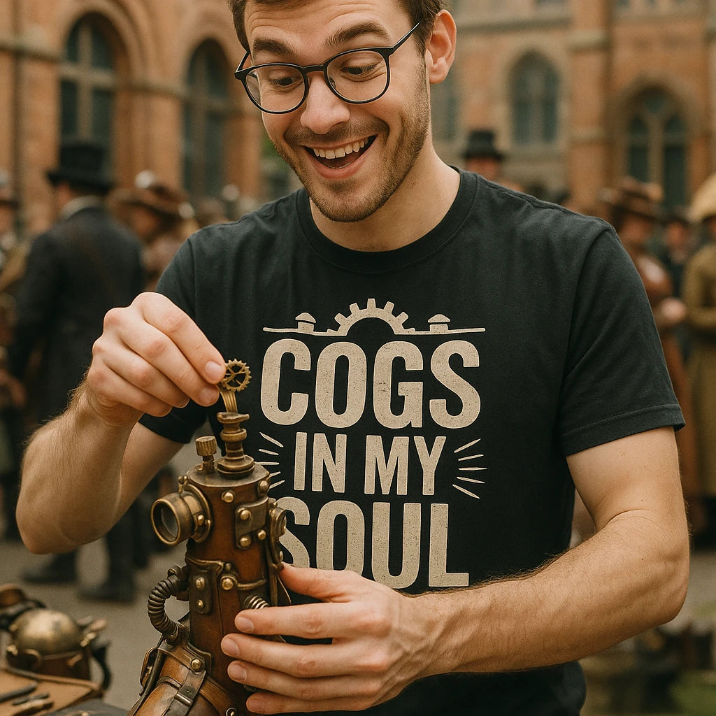 "Cogs in My Soul" steampunk shirts - product photo 8
