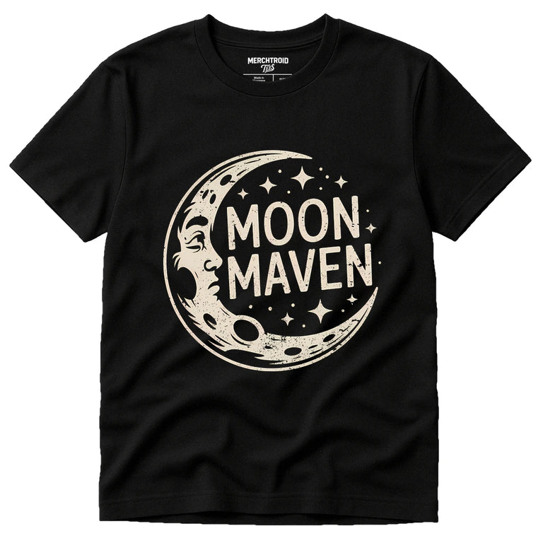 Black Man On The Moon T Shirt - 