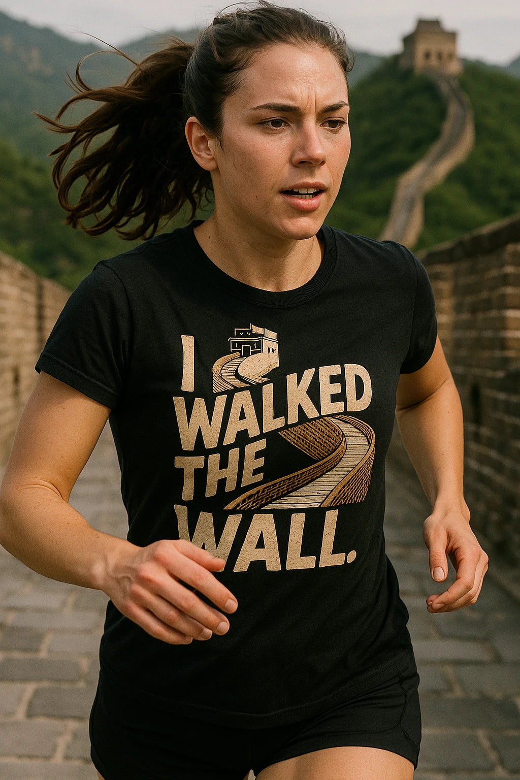 "I Walked the Wall." black the great wall of china shirts - a birthday gift for the great wall of china lover
