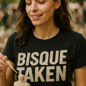 "Bisque Taken" ceramic tee - product photo 7