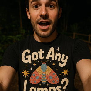 "Got Any Lamps" moth t shirt - product photo 7