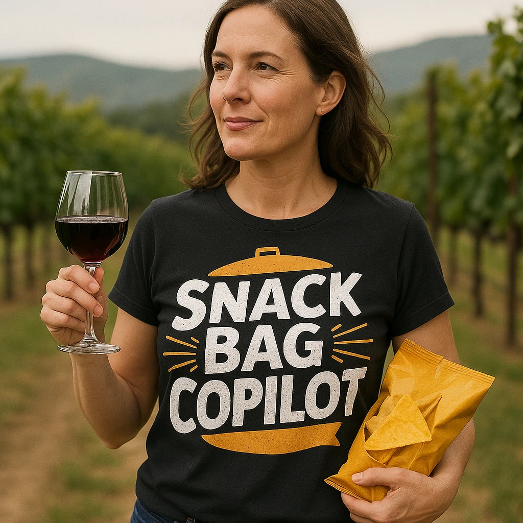 "Snack Bag Copilot" road trip shirts - product photo 8