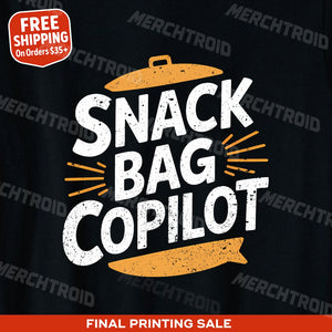"Snack Bag Copilot" road trip shirts - product photo 9