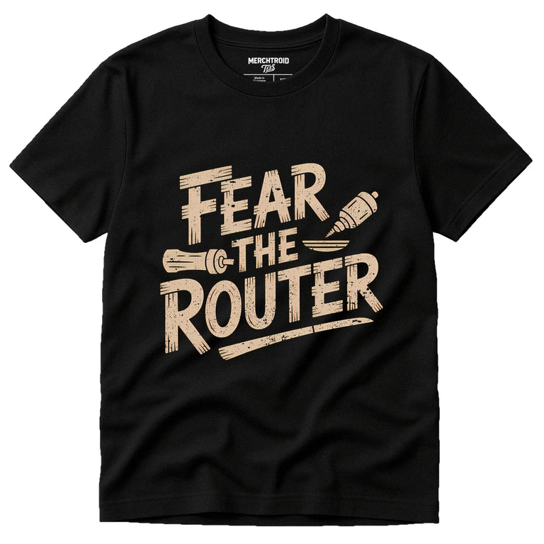 Black Woodworking T Shirt - 