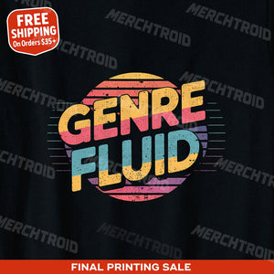 "Genre Fluid" music t shirt - product photo 10