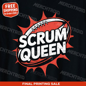 "Scrum Queen" mens rugby shirts - product photo 10