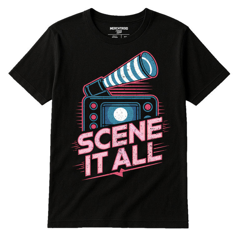 Black Graphic Tee - 