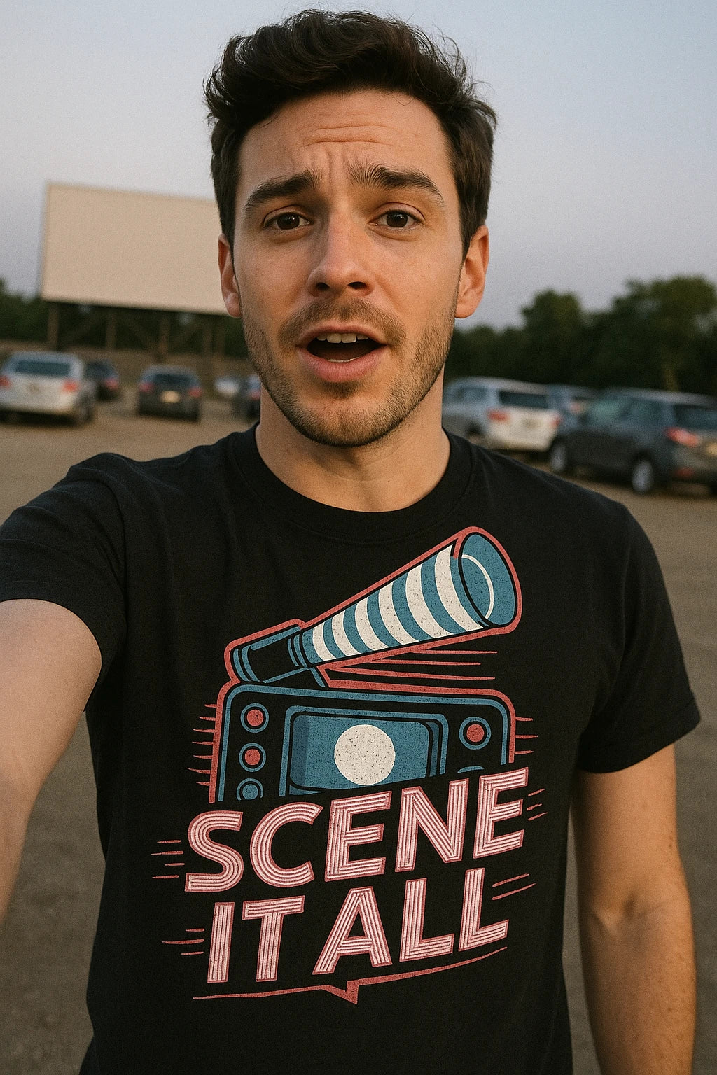 "Scene It All" graphic tee - product photo 7