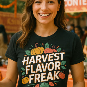 "Harvest Flavor Freak" shirts for thanksgiving - product photo 7