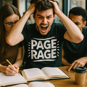 "Page Rage" studying shirts - product photo 8