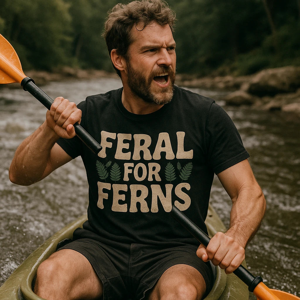 "Feral for Ferns" nature walk t shirt - product photo 8