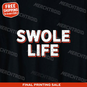 "Swole Life" exercising shirts - product photo 9