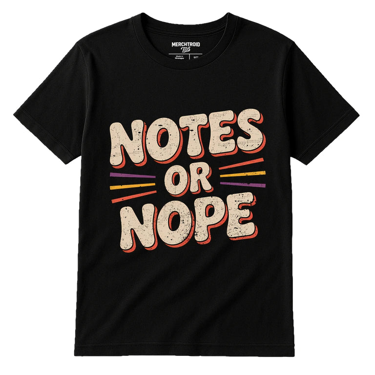 Black Studying T Shirt - 